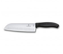 Кухонный нож Victorinox Santoku 17 см Черный (6.8523.17G)