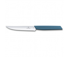 Кухонный нож Victorinox Swiss Modern Steak&Pizza 12 см Синий (6.9006.12W2)