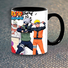 Чашка Fan Girl Наруто Naruto Shippuden (5624) 330 мл Черный