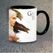 Чашка Fan Girl Дейнерис Таргариен с Драконами Game of Thrones New (14454) 330 мл Разноцветный