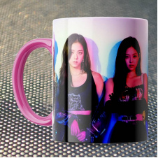 Чашка Fan Girl неон Блекпинк - Black Pink (15810) 330 мл Розовый