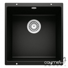 Гранитная кухонная мойка под столешницу Blanco Silgranit Rotan 400-U 526097 черный