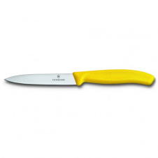 Кухонный нож Victorinox SwissClassic для нарезки 100 мм Желтый (6.7706.L118)
