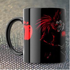 Чашка Fan Girl Тетрадь Смерти Рюк Лайт Яблоко - Death Note New (14558) 330 мл Разноцветный