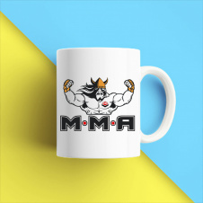 Кружка чашка белая с принтом "ММА викинг" Кавун