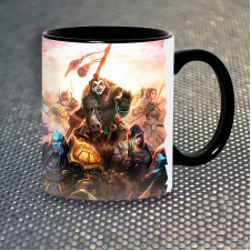 Чашка Fan Girl Варкрафт World of Warcraft WOW New (14388) 330 мл Черный