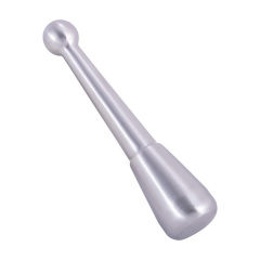 Ступа из нержавеющей стали со стальным пестиком Kamille KM 8840 12,5 х 8,5 х 8 см Хром Киев