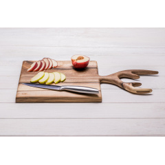 Кухонная доска для приготовлении и разрезания еды ecoWalnut 190x360x18 мм Одесса