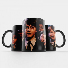 Чашка Fan Girl распределение Гарри Поттер - Harry Potter (15733) 330 мл Черный Бучач