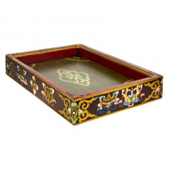 Поднос тибетский HandiCraft 8 символов счастья 36 x 26 см (25952) Лозова