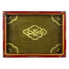Поднос тибетский HandiCraft 8 символов счастья 36 x 26 см (25952) Лозова