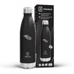 Термобутылка Tavialo 750 мл матовый черный Орехов