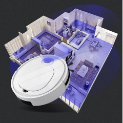 Робот-пылесос Alanc ES32 пылесос для сухой и влажной уборки с аккумулятором 1500 Вт (1756375449) Херсон