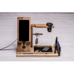 Деревянная подставка для телефона ecoWalnut 327х150х250 мм Ровно