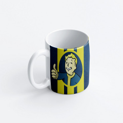 Чашка Fan Girl Vault-Boy 330 мл Белый (24343) Киев