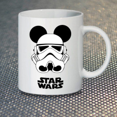 Чашка Fan Girl Штурмовик Микки Маус Star Wars Звездные Воины New (14439) 330 мл Белый Черкассы