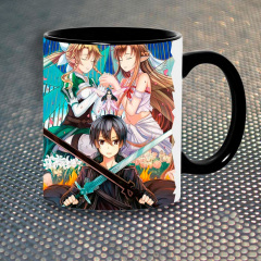 Чашка Fan Girl Мастера Меча Онлайн Sword Art Online (5638) 330 мл Черный Володарськ-Волинський