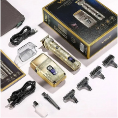 Аккумуляторный триммер + шейвер для бритья VGR V-649 Gold Киев