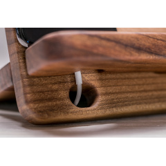 Деревянный органайзер для смартфона Apple ecoWalnut 210x170x170 мм Кропивницький