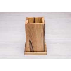 Подставка органайзер на кухню для ножей ecoWalnut 150х150х215 мм Гуляйполе