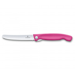 Кухонный нож Victorinox Swiss Classic Foldable Paring Knife складной, розовый, 11 см (6.7836.F5B) Оріхів