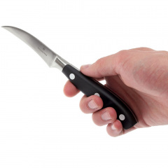 Кухонный кованный нож для вырезания Victorinox Grand Maitre Shaping Черный (7.7303.08G) Энергодар