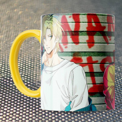 Чашка Fan Girl Банановая рыба гранж - Banana Fish (15715) 330 мл Желтый Чорноморськ