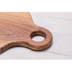 Подставка деревянная для нарезания и разделывания еды ecoWalnut 220x400x20 мм Калуш