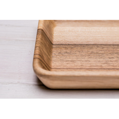 Пиала из древесины ореха для овощей и фруктов ecoWalnut 175x135x25 мм Дрогобыч
