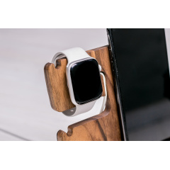 Деревянный органайзер для гаджетов ecoWalnut 310х227х182 мм Лосинівка