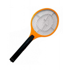 Электрическая мухобойка Mosquito Rechargeable hitting Swatter Черно-оранжевый Енергодар