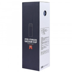 Термос стальной Zelart 450ml LIFE D-013 Черный Вишневе