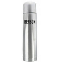 Вакуумный термос из нержавеющей стали Benson BN-053 1 L Серый Умань