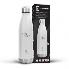 Термобутылка Tavialo 750 мл матовый белый Хмельник