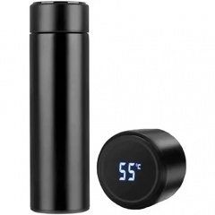 Умный термос с индикатором температуры сенсорный OPT-TOP T-Bottle 919 500 мл Black (2019461064) Киев