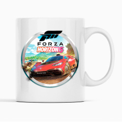 Кружка для игроманов Кавун Forza Horizon 5 320 мл Белый (К001781) Хуст