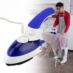 Дорожный мини утюг и отпариватель для одежды 2 в 1 Hot Steamer HT-558B с поворотной ручкой 1000 Вт мини отпариватель Синий Киев