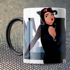 Чашка Fan Girl Женщина-кошка ДиСи - DC (15835) 330 мл Черный Жмеринка