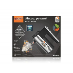 Миксер ручной кухонный BITEK BT-6629 800 Вт Нова Прага