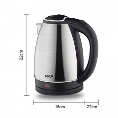 Электрочайник RAF R.7816 дисковый металлический 2L 2200W Grey Гуляйполе