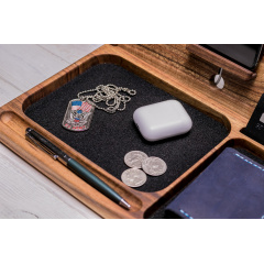 Деревянный органайзер для гаджетов/канцелярских приборов ecoWalnut 300x231x210 мм Червоноград