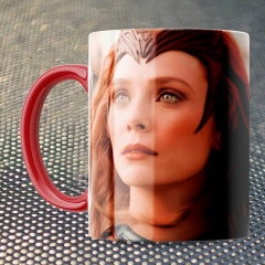 Чашка Fan Girl Ванда Алая Ведьма Марвел - Marvel (15768) 330 мл Красный Кременчуг