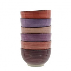 Набор мисок керамических Flora Amethyst микс 0,7 л 45106 (SK000396) Житомир