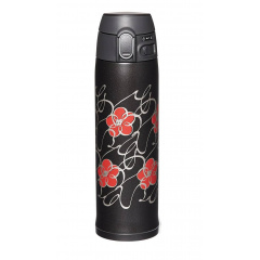 Термокружка Zojirushi SM-TAE48SA 0.48 л Черный/Цветы (1013-1678.05.50) Кривий Ріг