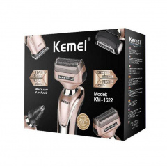Электробритва Kemei KM-1622 4в1 аккумуляторная 3W Gold (3_01526) Киев