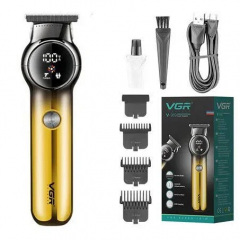 Электробритва аккумуляторная для бороды VGR V-989 с насадками (2097774690) Южноукраинск