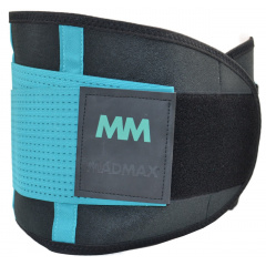 Пояс компрессионный MadMax MFA-277 Slimming belt Black/turquoise M Костопіль