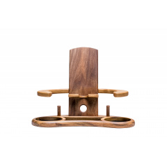 Настольный деревянный органайзер для гаджета ecoWalnut 325x145x251 мм Київ