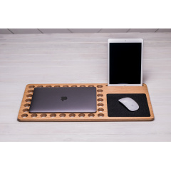 Держатель органайзер для охлаждения ноутбука ecoWalnut 565x290x16 мм Київ
