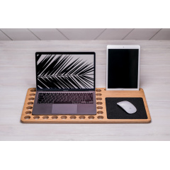 Держатель органайзер для охлаждения ноутбука ecoWalnut 565x290x16 мм Київ